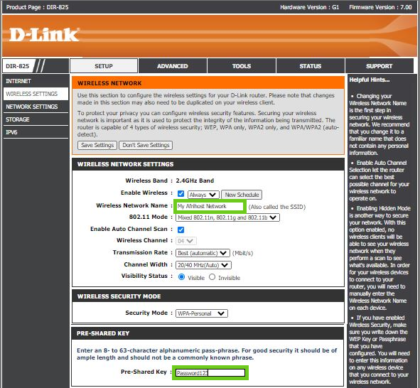 venskab hellige Giftig How to change your D-Link routers WiFi password | Help Centre